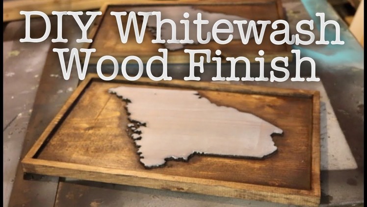 DIY Whitewash Wood Finish - How To Whitewash