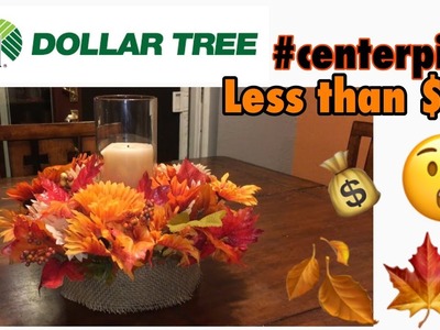 Dollar Tree Diy Fall Centerpiece Under $10