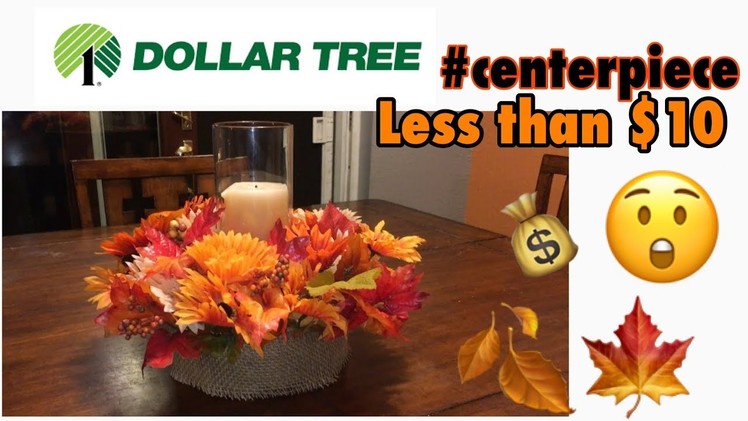Dollar Tree Diy Fall Centerpiece Under $10