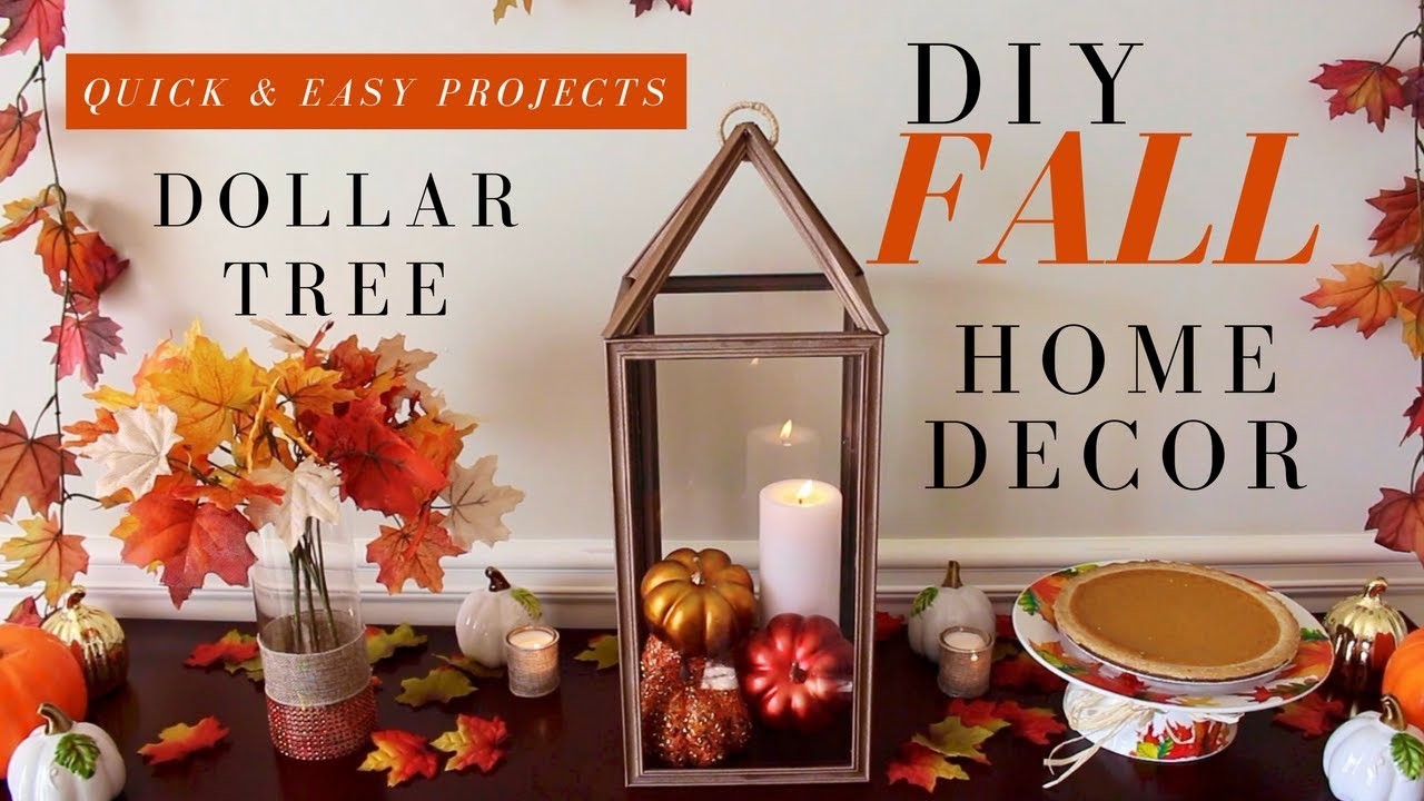 Dollar Tree Decorations For Fall - Dollar Tree Fall Decor/painted Trays ...