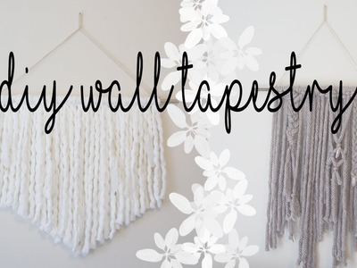 Easy DIY Wall Tapestry | Home Decor Idea
