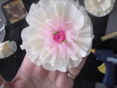 Gorgeous CRAPE Paper Flower Tutorial - jennings644