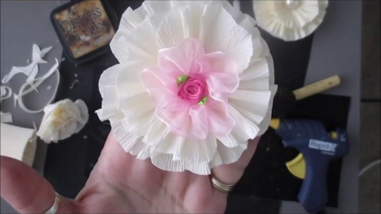 Gorgeous CRAPE Paper Flower Tutorial - jennings644