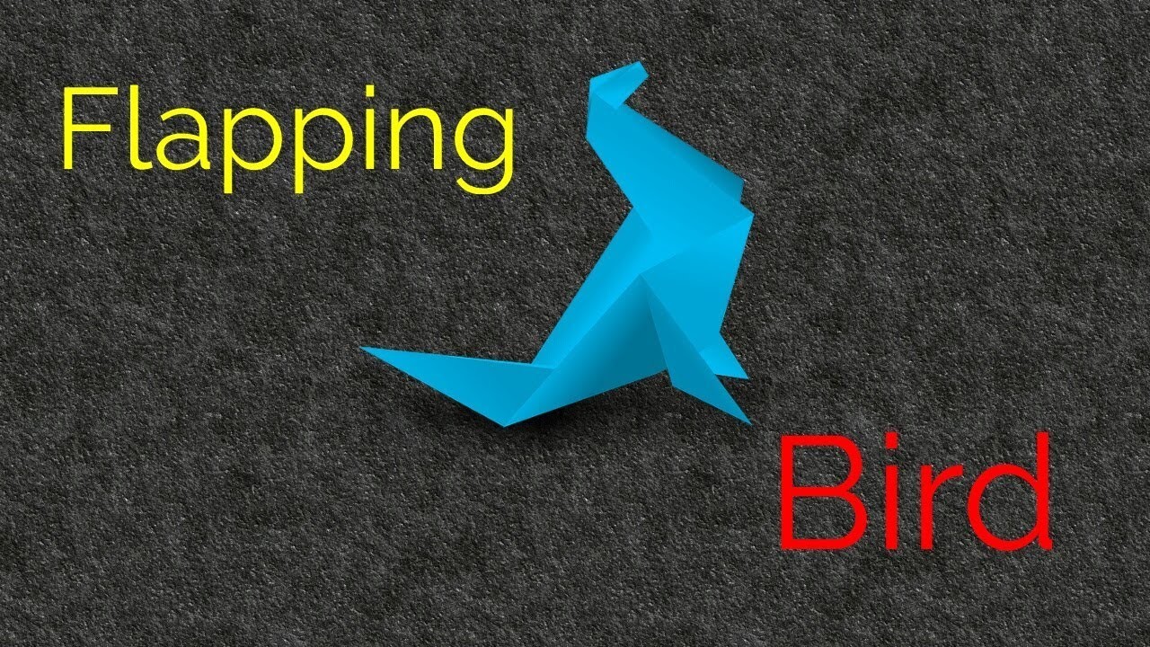 How to make a paper bird that flaps its wings easy diy paper world