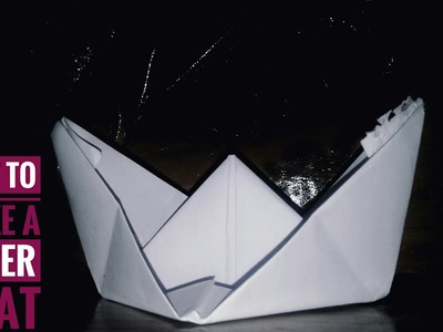 How to make A paper Boat. . 