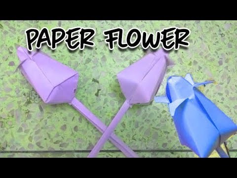 How to make a paper flowers | Origami Lotus Flower | Hindi