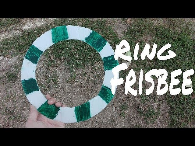 How to make a Ring Frisbee.(diy Glider toy)
