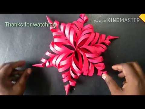 How to make beautiful flower by coloue paper;paper craft