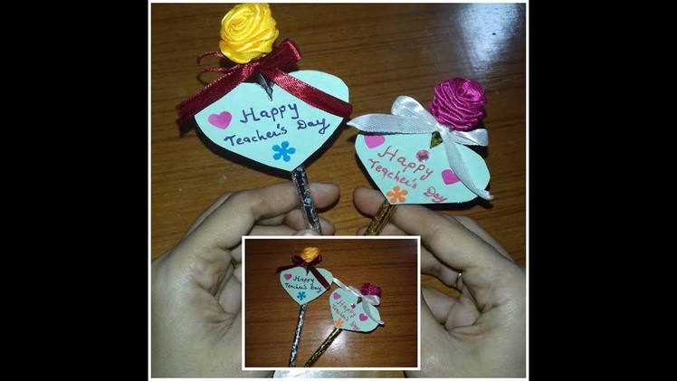 How to make: DIY Teacher's Day Satin Rose Twig-Teacher's Day Special