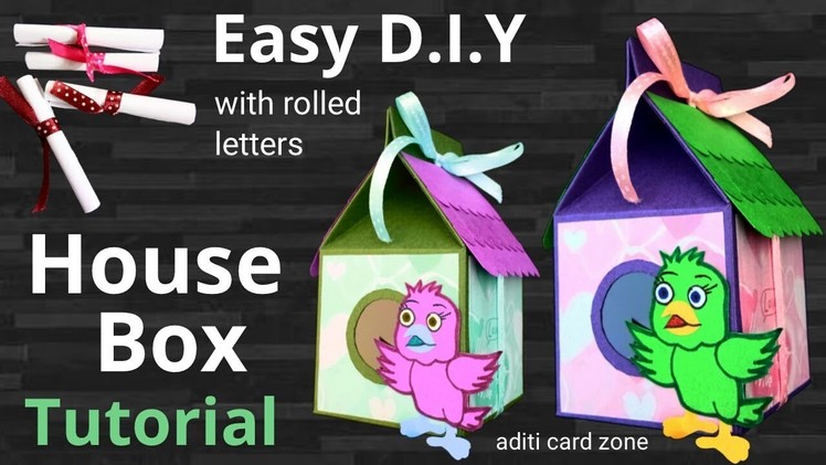 How to make gift box with paper | Diy box tutorial | Handmade gifts |