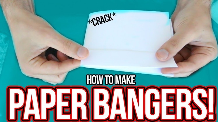 How To Make PAPER BANGERS!