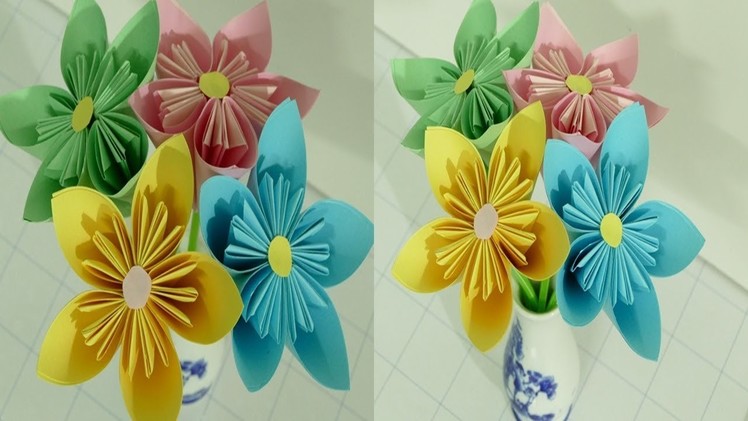 How to Make Paper Flowers- Paper Flower Kusudama Style - Creative Buds