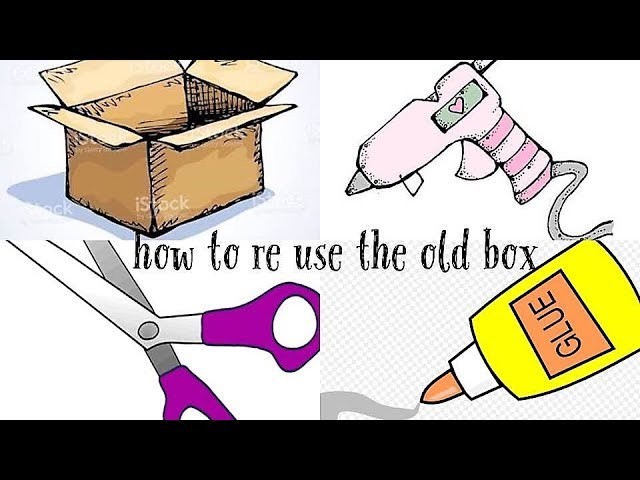 How to recycle an old box.DIY Cosmetic Organizer.Make up Organizer