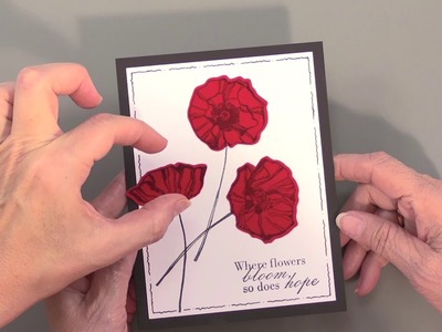 Layering Poppies - Paper Wishes Weekly Webisodes
