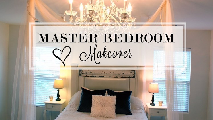 Master Bedroom Makeover | DIY Shabby Chic Update