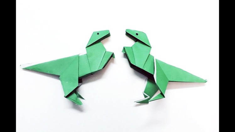 Origami Dinosaur ???? Easy Paper Craft For Kids ???? animal Origami | Beautiful Paper Toy