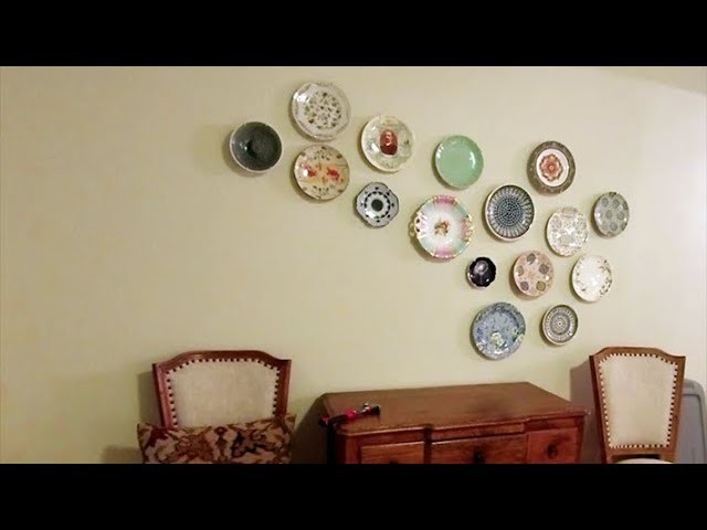 Showstopping DIY Plate Wall