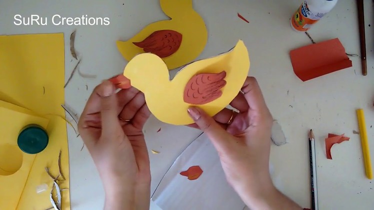 Simple DIY Paper Duck Craft | How to Make a Paper Duck Tutorial
