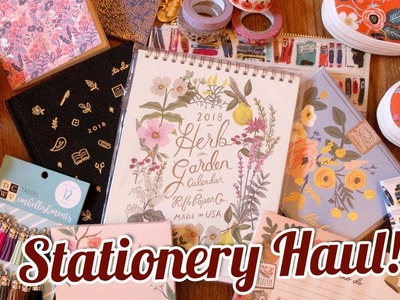 STATIONERY HAUL: Rifle Paper Co., Kate Spade, & Target