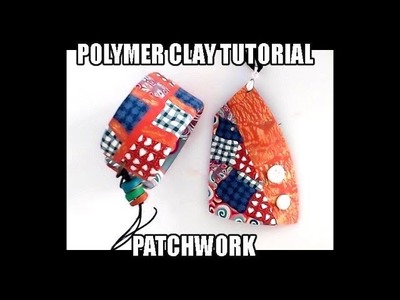 114 Polymer clay tutorial - patchwork