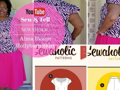 [187]Sewing|Sew & Tell - SewAholic Alma Blouse, Hollyburn Skirt Review