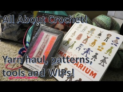All About Crochet!  Yarn and pattern haul!  Temperature Afghan update!