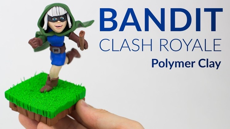 Bandit (Clash Royale) – Polymer Clay Tutorial
