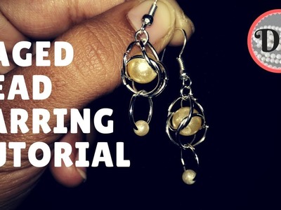 Caged Bead Earring Tutorial | Chainmaille Earring