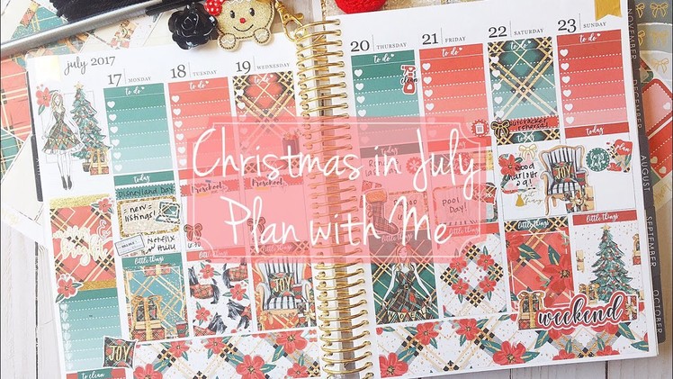 Christmas in July Plan with Me Collab with NikkiPlusThree