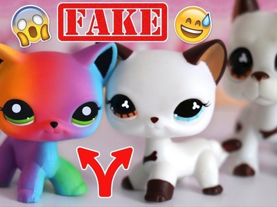 COOLEST FAKE LPS EVER!? || Rainbow Cat & #577 Cat (Fake Littlest Pet Shop) || LPS Mail Time ❤