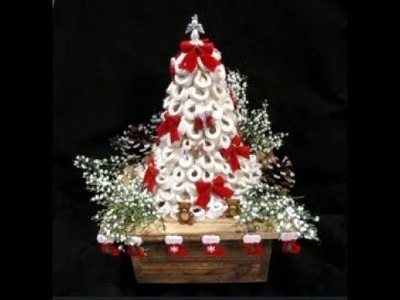 Crafting with Edith Christmas Tree Table Centerpiece