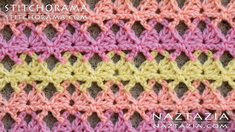 Crochet Shell Stitch 003 - Stitchorama by Naztazia