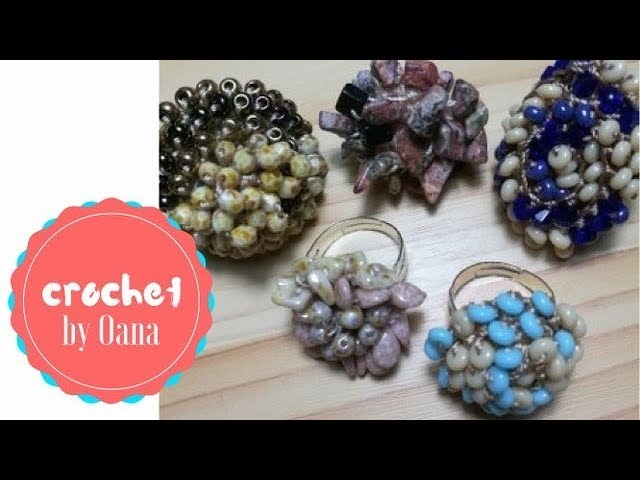 Crochet the easiest beaded ring ever by Oana