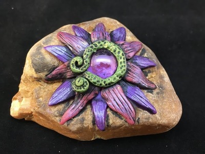 Decorating Rocks with Polymer Clay