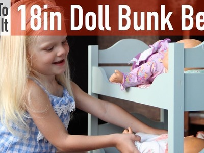 DIY 18in Doll Bunk Beds