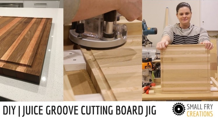 DIY| Cutting Board Juice Groove With Jig