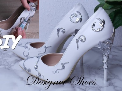 DIY DESIGNER SHOES. RALPH AND RUSSO EDEN PUMPS. POLYMER CLAY