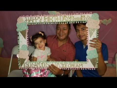 DIY How To Make A Photo Booth Frame | Ice Cream Theme Birthday Party Decor