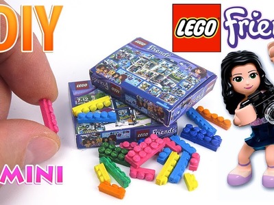 DIY Miniature Lego Friends set | DollHouse | No Polymer Clay!