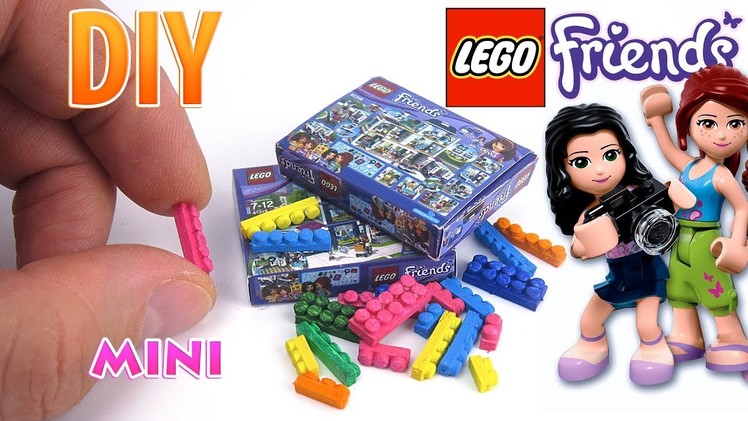 DIY Miniature Lego Friends set | DollHouse | No Polymer Clay!