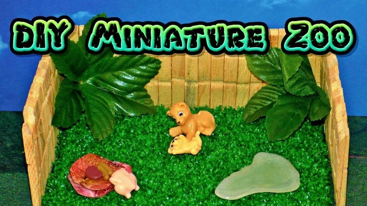 DIY Miniature Zoo ???? How to Make LPS Crafts, LPS Stuff, Barbie Doll Accessories & Dollhouse Things