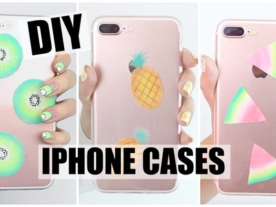 DIY Nail Polish Inspired Phone Cases - FRUIT Edition!