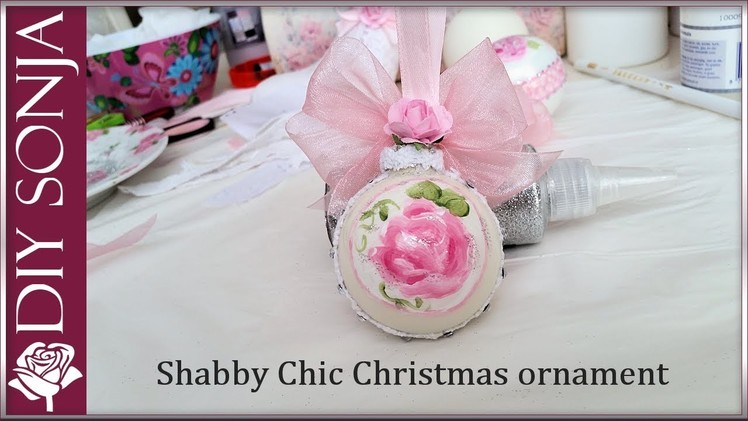 DIY Shabby Chic Christmas Ornament