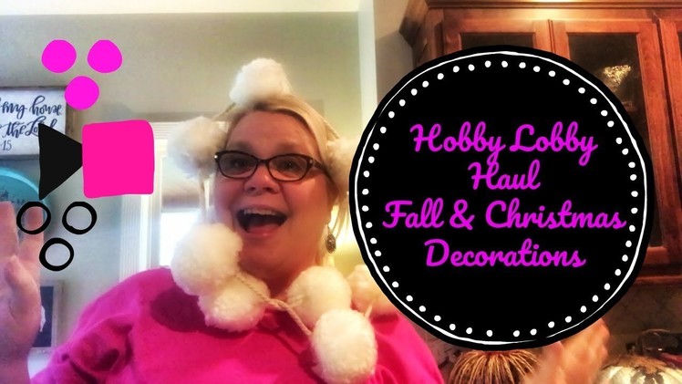 Hobby Lobby Haul. Fall and Christmas Decorations