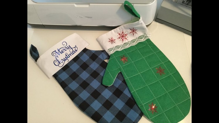 HOW TO. A Christmas Mitten with Cricut Maker and EasyPress