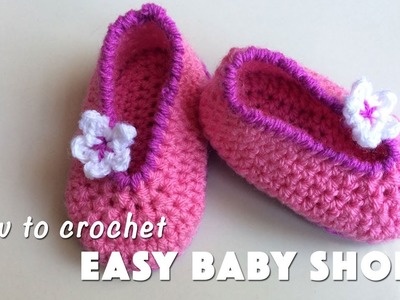 How To Crochet Easy Baby Shoes