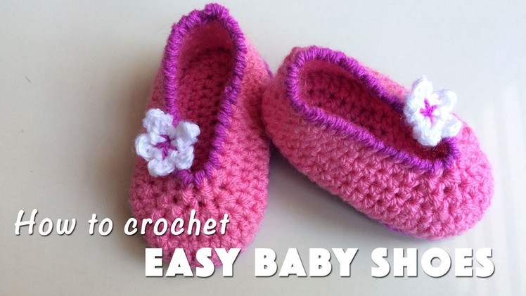How To Crochet Easy Baby Shoes