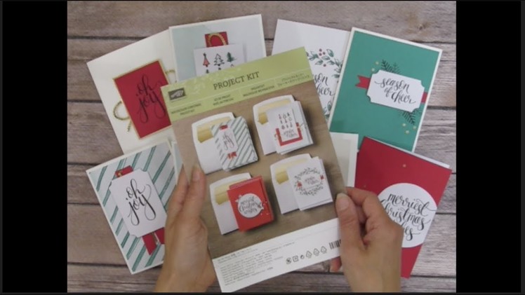 How to Double the Cards from the Watercolor Christmas Card Kit