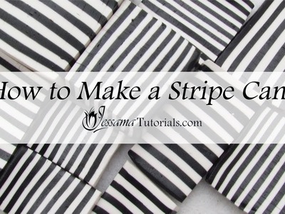 How to Make a Polymer Clay Stripe Cane