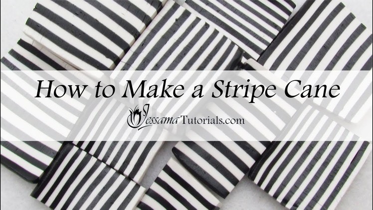 How to Make a Polymer Clay Stripe Cane